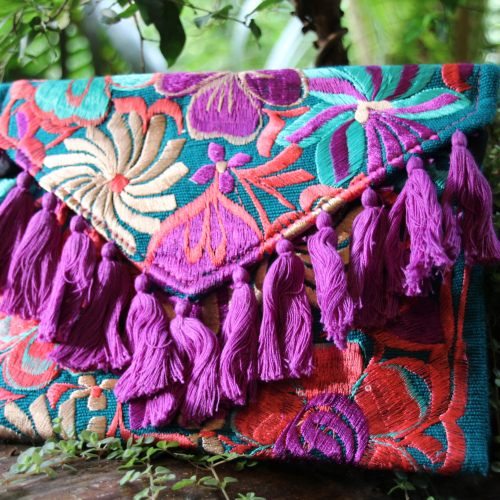 Cartera Tejida Grande